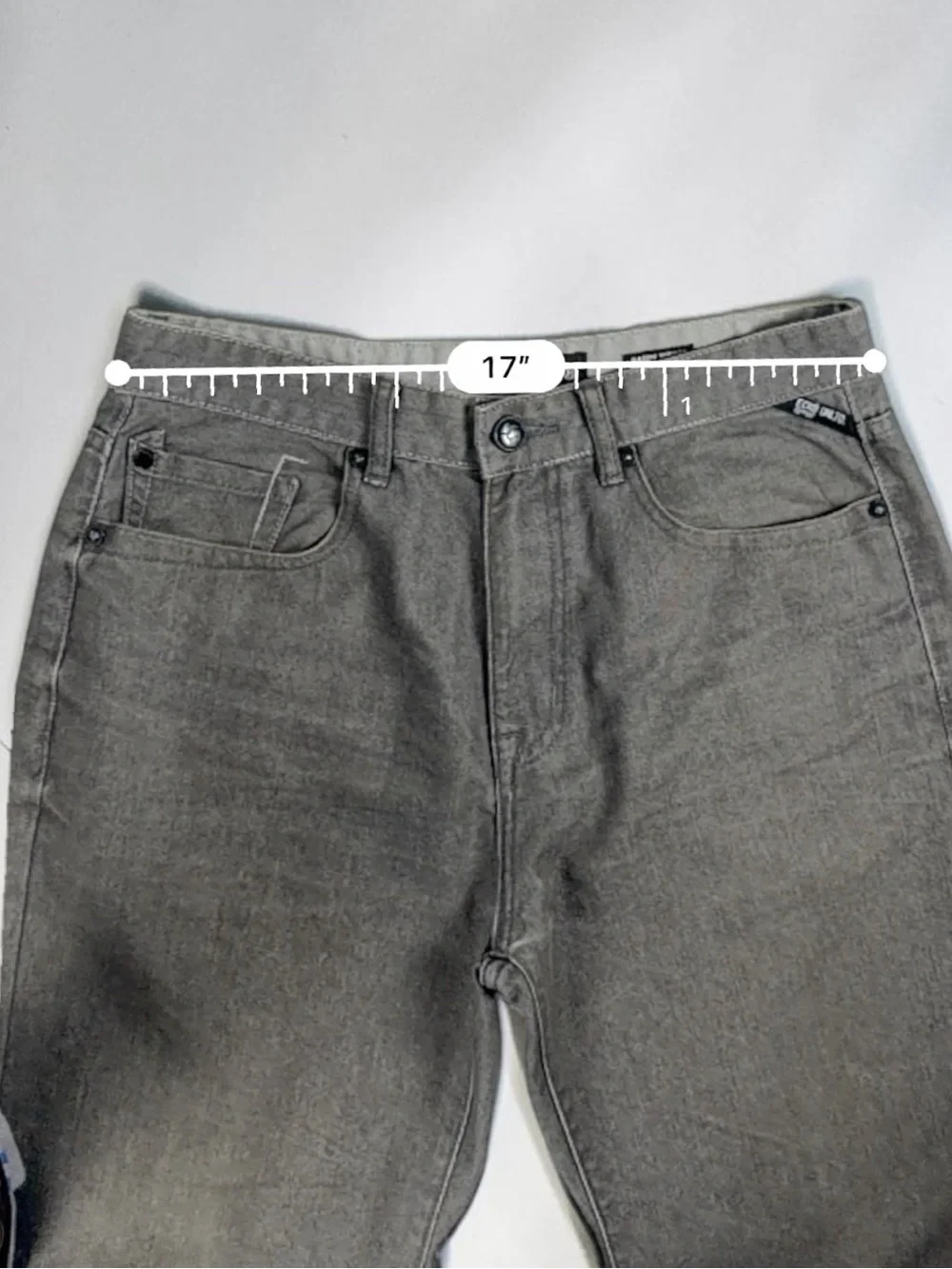 ECKO UNLTD Baggy Fit Jeans Mens W32 Gray Denim Y2K Skater Streetwear
